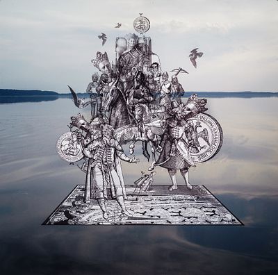 ГРИГОРЬЕВ Александр Ефимович
&laquo;Композиция&raquo;
2007 г.
Картон, цветная фотопечать
100 х 100 см. Экземп 