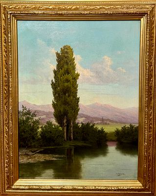 АЛФЕРЬЕВА Софья Васильевна
&laquo;Крымский пейзаж&raquo;
1884 г.
Холст, масло
82,8 х 62,5 см. Экспертное 