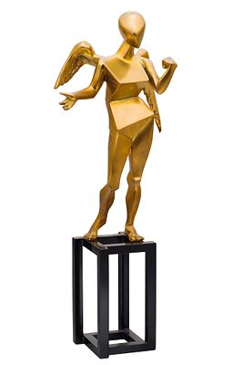 ДАЛИ Сальвадор (Dal&iacute; Salvador)
&laquo;Кубистический ангел&raquo;
1972−1983 гг.
Бронза, сталь, литьё
Высота 