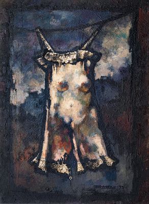 РАБИН Оскар Яковлевич
&laquo;Рубашка №8&raquo;
1975 г.
Холст, масло
109 х 80 см. Экспертное заключение: 