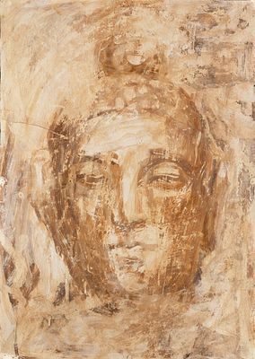 КОШЛЯКОВ Валерий Николаевич 
&laquo;Будда&raquo;
1993 г.
Бумага, темпера, гуашь
60 х 42,5 см. Валерий 