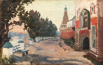 ЮОН Константин Федорович
&laquo;У Симонова монастыря&raquo;
1940-е – 1950-е гг.
Холст, масло
32 х 50 см. Экс 