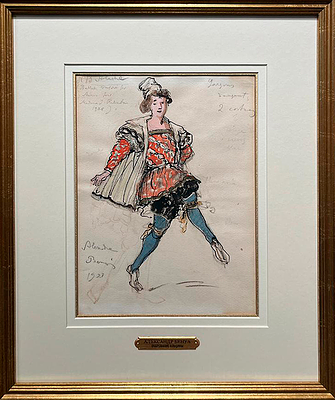 БЕНУА Александр Николаевич
&laquo;Мальчик. Эскиз костюма для балета Жоржа Орика “Очарование Альцины”. 