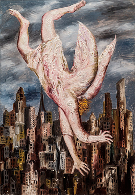 НЕСТЕРОВА, Наталья
&laquo;Падающий ангел&raquo;
1990 г.
Холст, масло
152 х 104 см. Провенанс: работа 