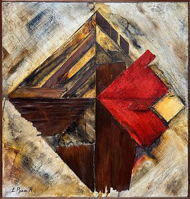 РУХИН, Евгений
&laquo;Без названия&raquo;
1971 г.
Холст, масло, смешанная техника
70 х 66 см. Экспертное 