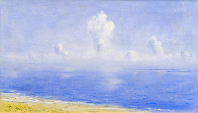 ОБОЛЕНСКИЙ, Николай Николаевич
&laquo;Морской вид&raquo;, 
Конец XIX – начало XX вв.
Холст, масло. 
23 х 38 