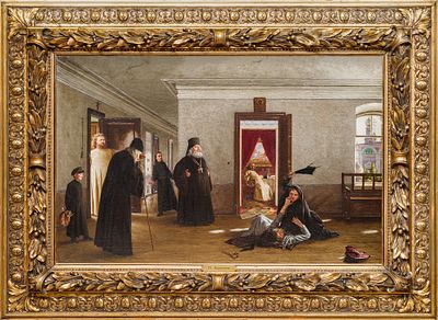 ЯКОВЛЕВ, Павел Филиппович
&laquo;В тихой обители&raquo;, 
1892
Холст, масло.
67 х 102. Экспертное 