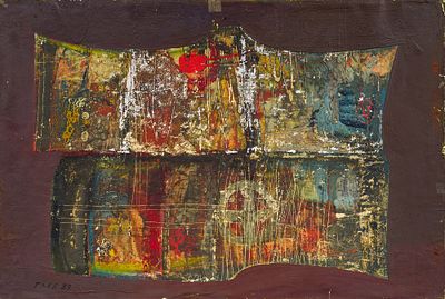 БОГОМОЛОВ, Глеб
&laquo;Плащаница&raquo;
1989 г.
Оргалитовый планшет, масло
61 х 90 см. Глеб Богомолов — один 