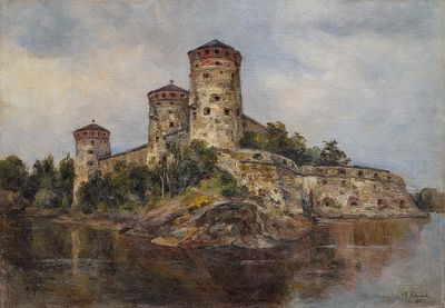 ФЕДОРОВА, Мария Алексеевна
&laquo;Замок Нейшлот&raquo;, 
1925 г. 
Холст, масло. 
60 х 86 см. Экспертное 