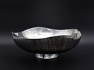 Modern Cup in Hand-Hammered Portuguese Silver. A modern Portuguese silver goblet with a hammered Image - 1