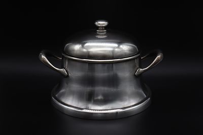 Christofle sugar bowl. Tagged. 
Mid-20th century.