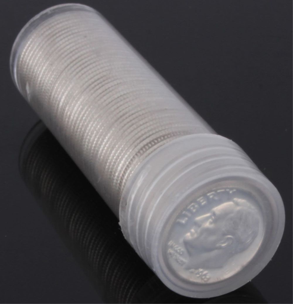 Lot 11218: UNCIRCULATED 1963 ROOSEVELT DIMES - LOT OF 50