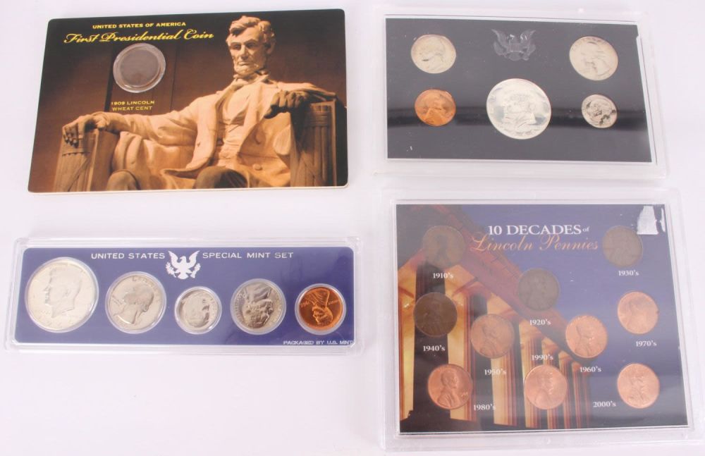 Lot 11256: ASSORTED U.S. COIN COLLECTIONS - 4 SETS
