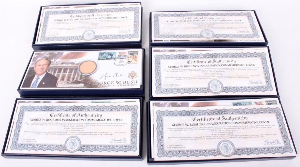Lot 11261: 2005 GEORGE BUSH INAUGURATION COVER MEDALS - 6