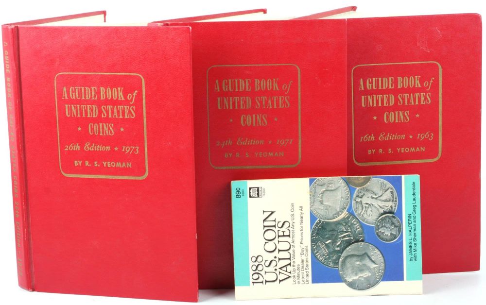 Lot 11266: US COIN GUIDE BOOKS - 1973 1971 1963 1988
