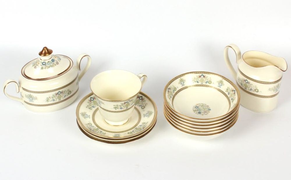 Lot 11635: VINTAGE MINTON HENLEY GREENWICH COFFEE SET (12)