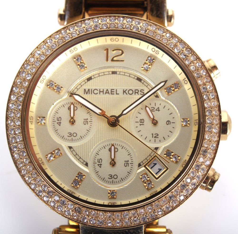 Lot 11678: MICHAEL KORS MK-5354 PARKER GOLD LADIES WRISTWATCH