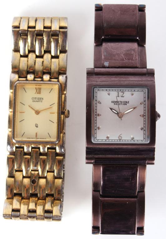 Lot 11679: CITIZEN & KENNETH COLE UNISEX WRISTWATCHES