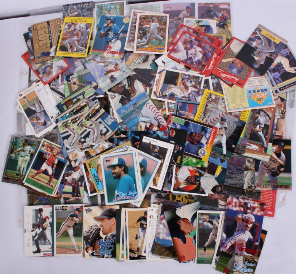 Lot 11759: ASSORTED BASEBALL CARDS 1987-2002 - LOT OF 212