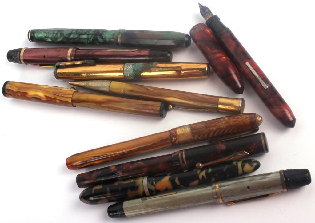 Lot 11814 ASSORTED FOUNTAIN PENS WAREVER, CHAMPION, ETC Florida