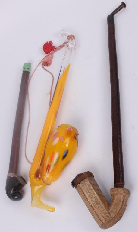Lot 11824: ASSORTED MEN'S SMOKING PIPES - LOT OF 8