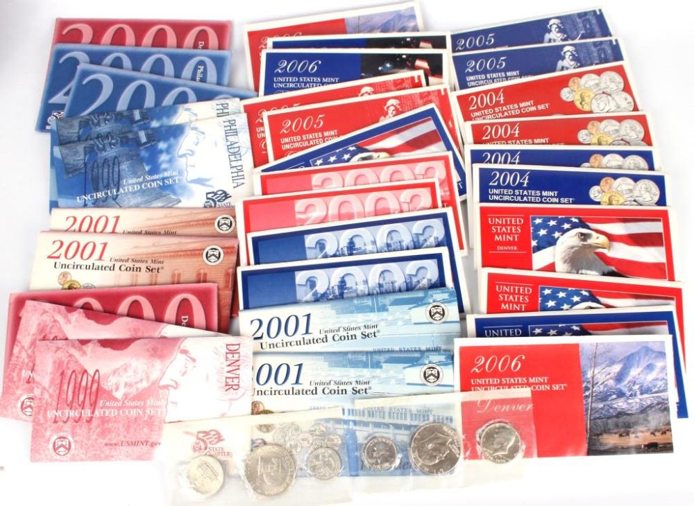 Lot 116241: ASSORTED 1976-2006 U.S. MINT PROOF SETS - (32)
