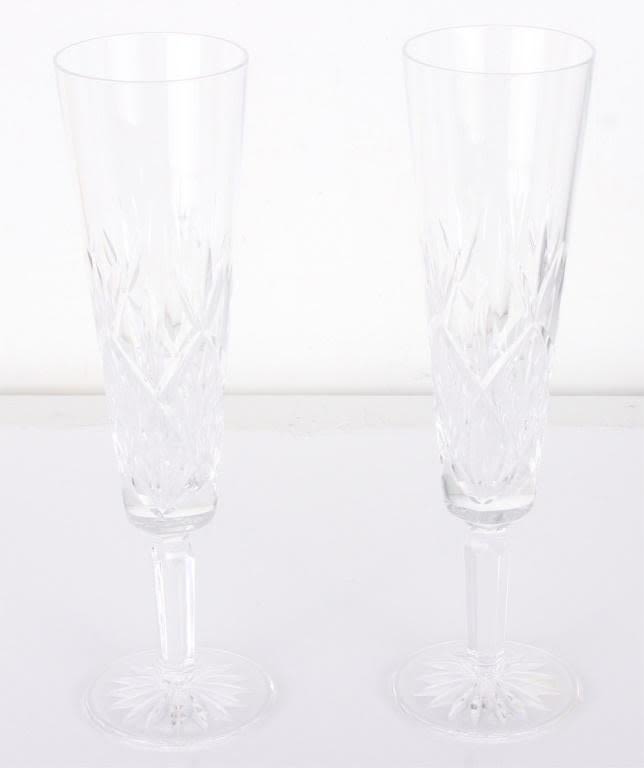 Lot 116285: TWO TIFFANY & CO. CRYSTAL CLEAR SYBIL GLASSES