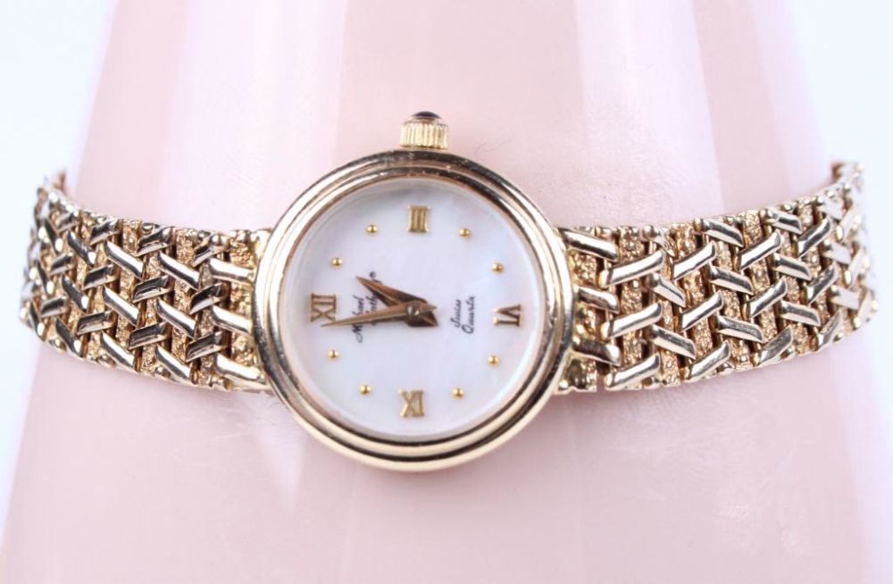 Lot 116339: 14K YELLOW GOLD MICHAEL ANTHONY WRISTWATCH
