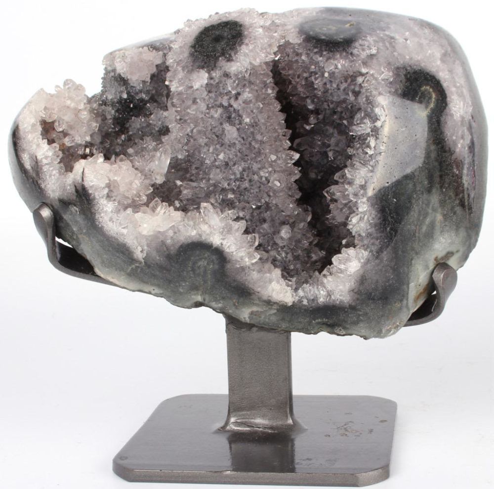 Lot 116366: URUGUAYAN AMETHYST STALACTITE EYE