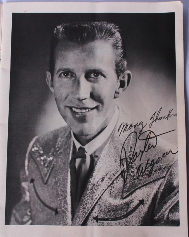 Lot 116377: PORTER WAGONER SHOW PORTFOLIO WITH SIGNATURES