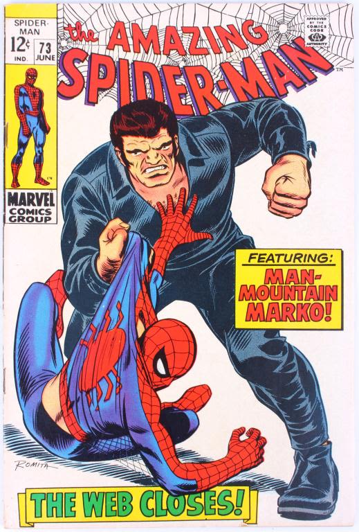 Lot 116383: AMAZING SPIDERMAN #73 - 1ST SILVERMANE & MARKO