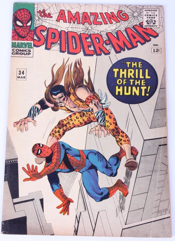 Lot 116384: AMAZING SPIDERMAN #34 - 2ND GWEN STACEY & OSBORNE