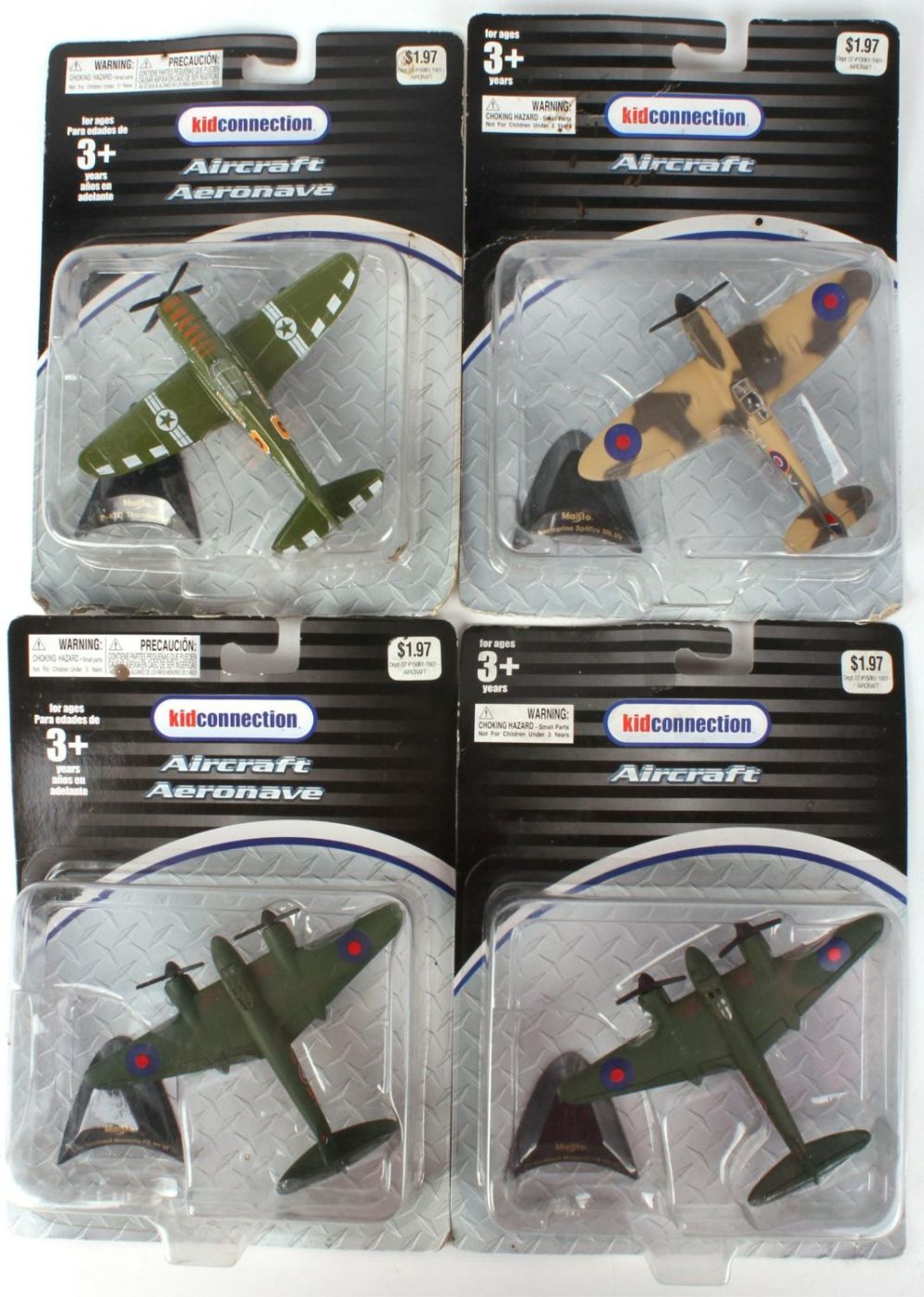 Lot 117303: MAISTO MODEL AIRCRAFTS - CARRIER SET - LOT OF 4