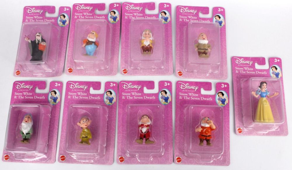 Lot 117308: UNOPENED DISNEY MATEL SNOW WHITE CHARACTERS - (9)