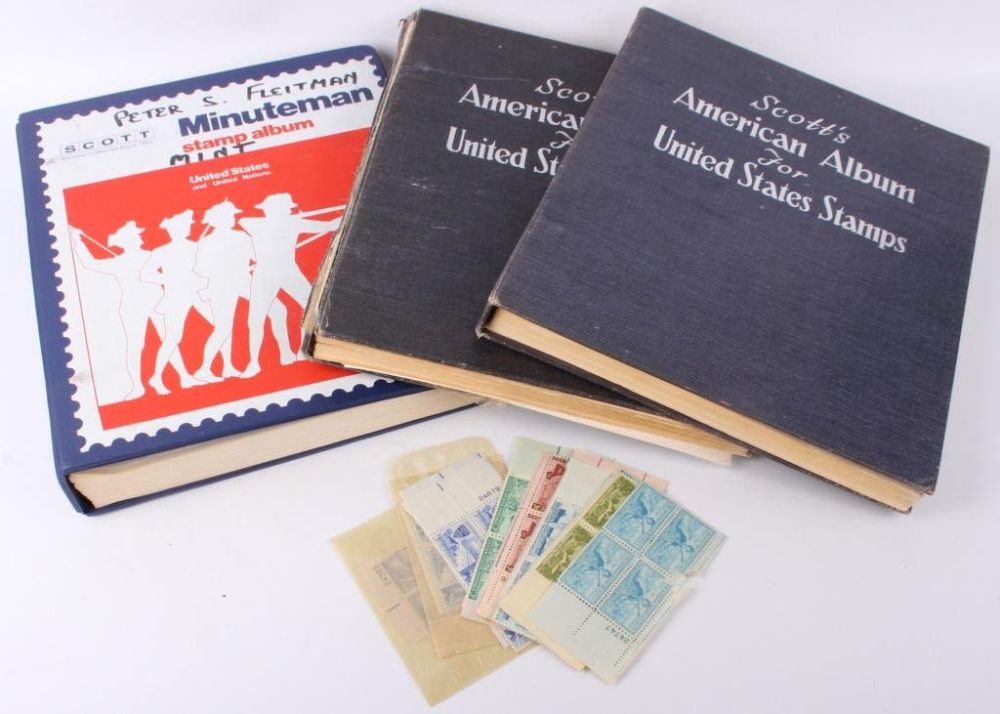 Lot 119254: UNITED STATES STAMP ALBUMS - LOT OF 4