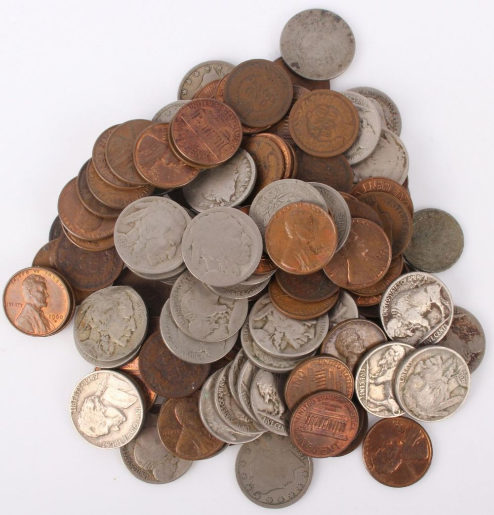 Lot 121199: ASSORTED U.S. COINS  - LOT OF 122