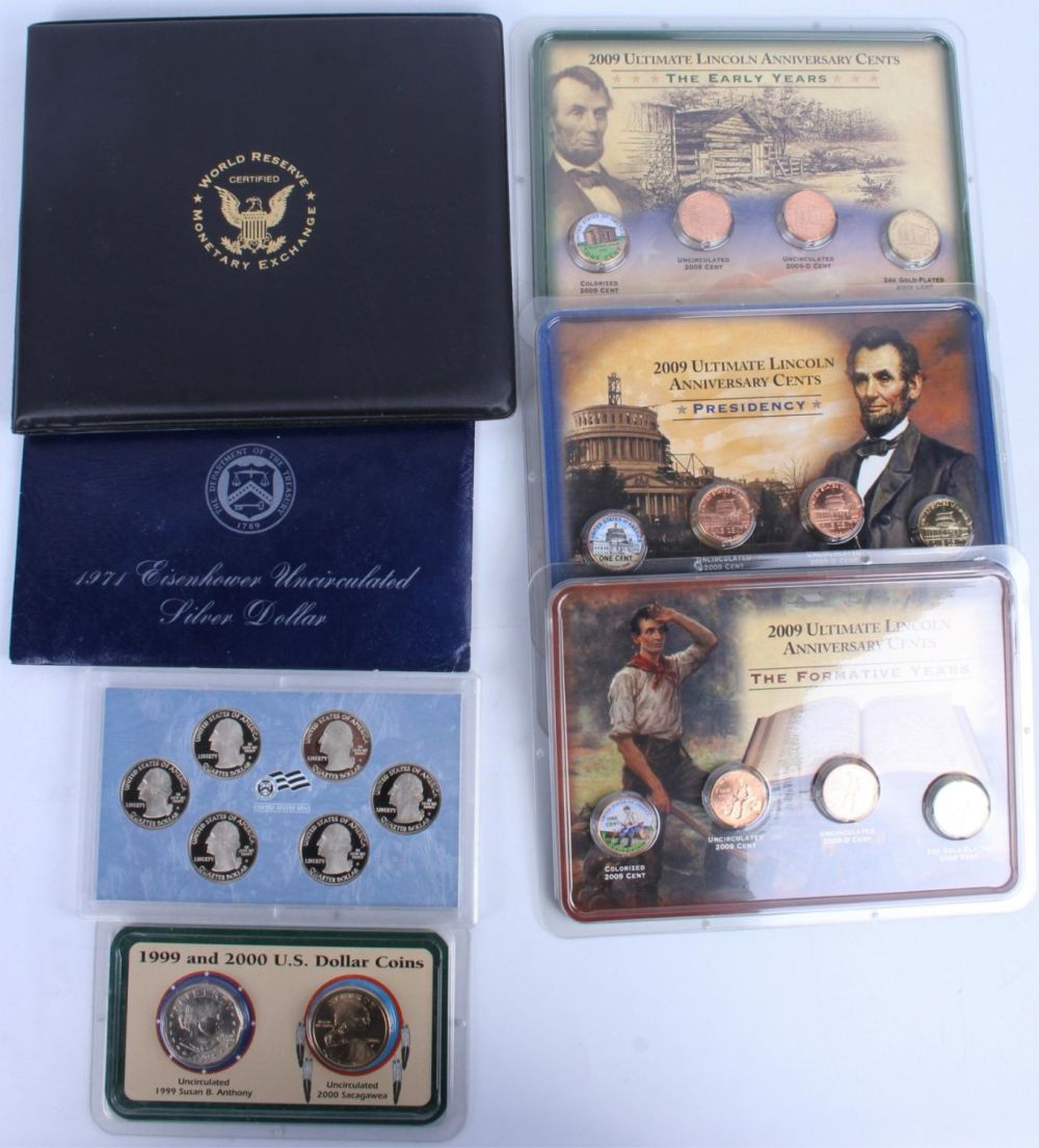 Lot 121242: UNITED STATES ASSORTED COIN SETS - LOT OF 8