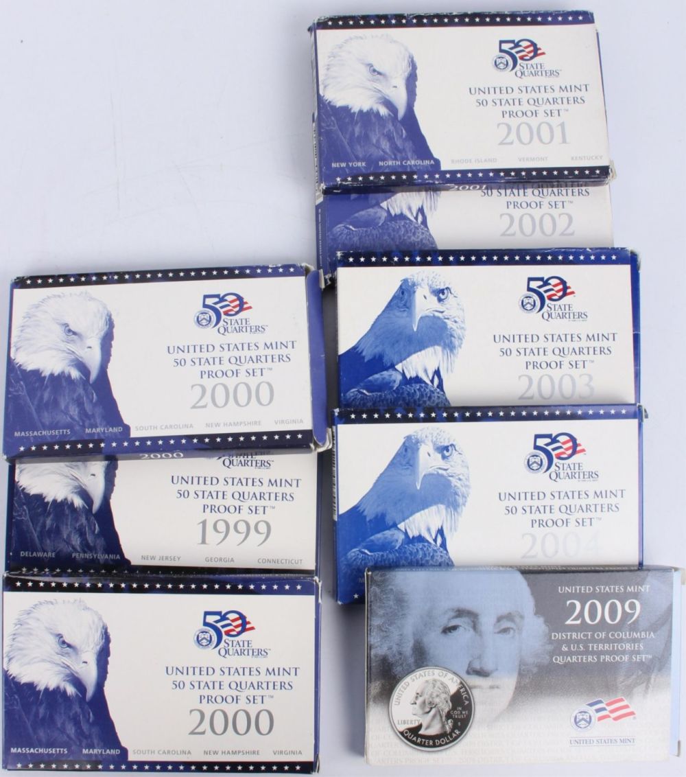 Lot 121243: U.S. MINT STATE & TERRITORY QUARTER SETS - 8