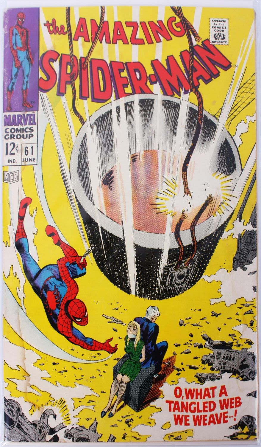Lot 121259: THE AMAZING SPIDER MAN #61 1ST APP GWEN STACY 3.0