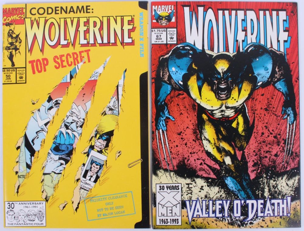 Lot 121266: WOLVERINE #50 & #67 BOTH NEAR MINT CONDITION