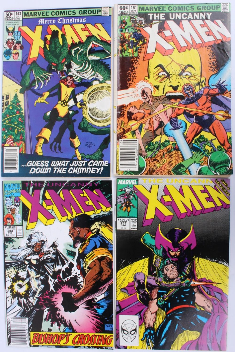 Lot 121269: X-MEN #143, UNCANNY X-MEN #161, #257, & #283