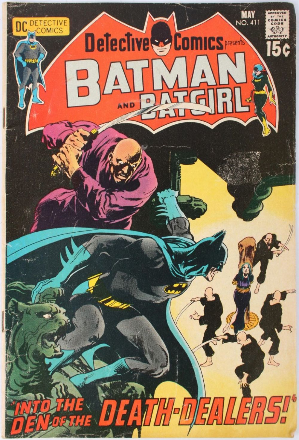 Lot 121278: DETECTIVE COMICS #411 KEY 1ST TALIA AL GHUL - VG+