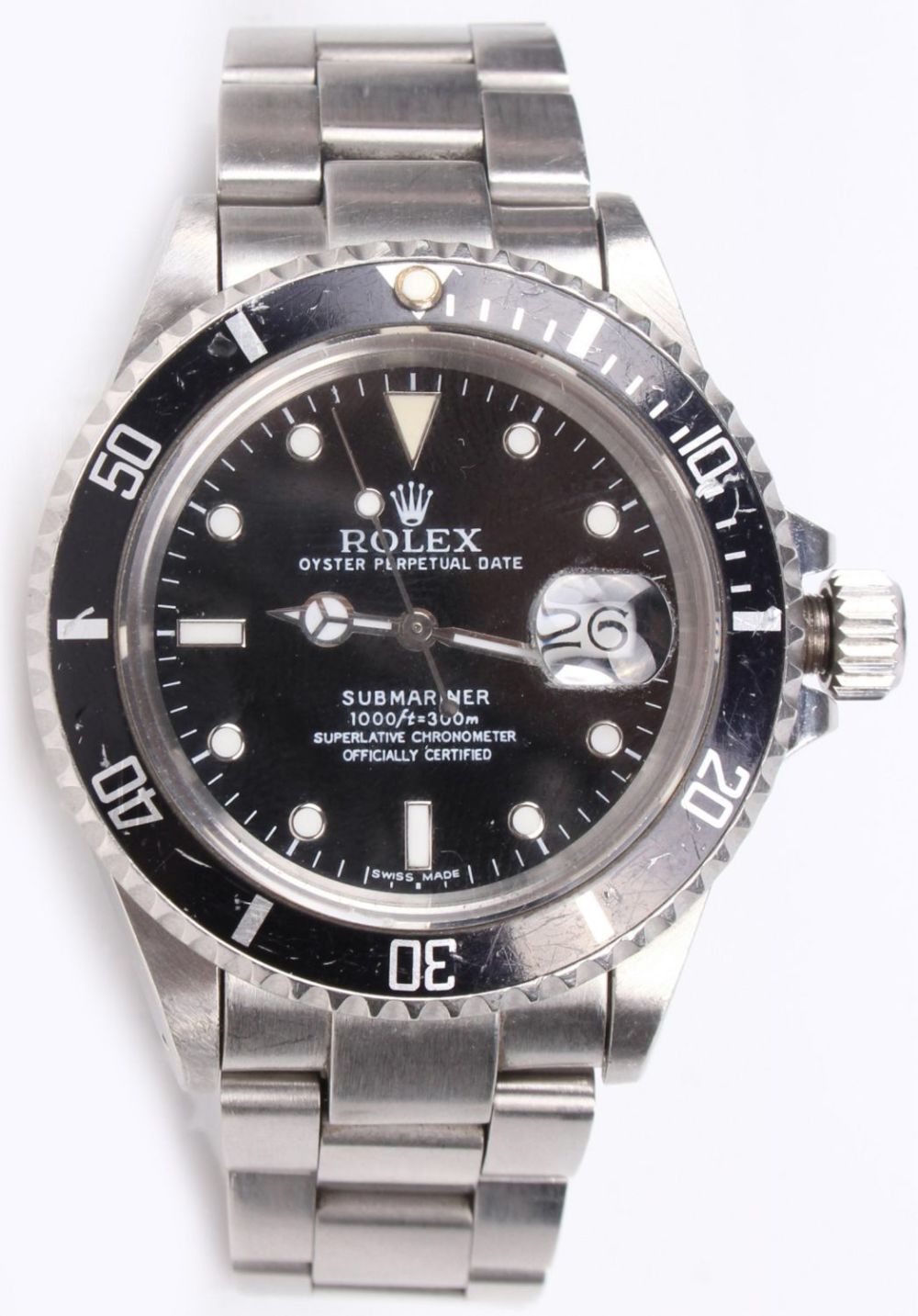 Lot 121306: 1953/1963 ROLEX SUBMARINER PERPETUAL DATE