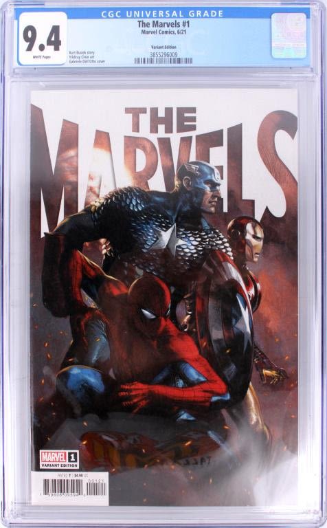 Lot 124207: THE MARVELS #1 DEL'OTTO VARIANT CGC 9.4 GRADED