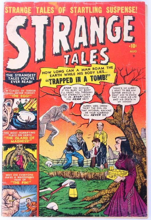 Lot 124208: STRANGE TALES #2 1951 MARVEL COMICS - 4.5 GRADE