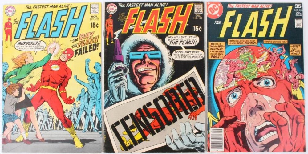 Lot 124233: THE FLASH COMIC BOOKS # 192, 193, & 256 GRADED