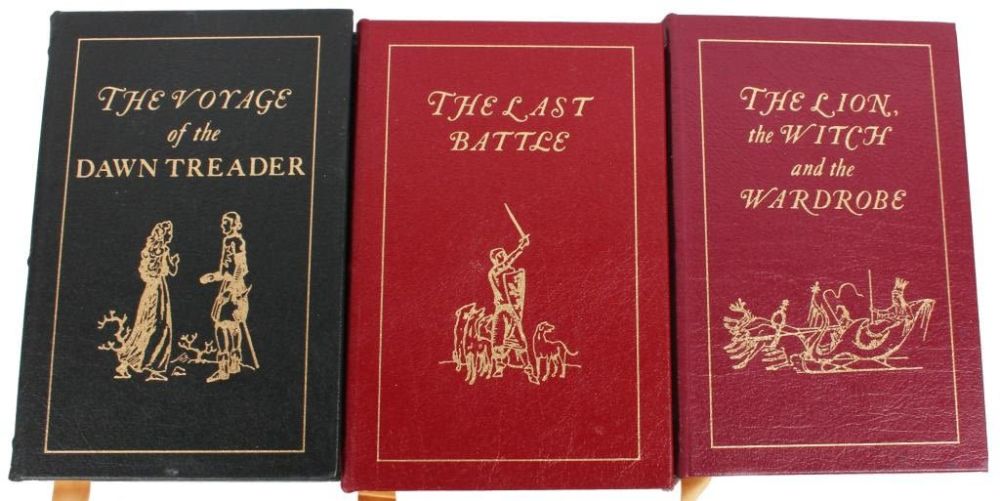 Lot 124235: NARNIA EASTON PRESS BOOKS #2, #5, & #7 1978-1984