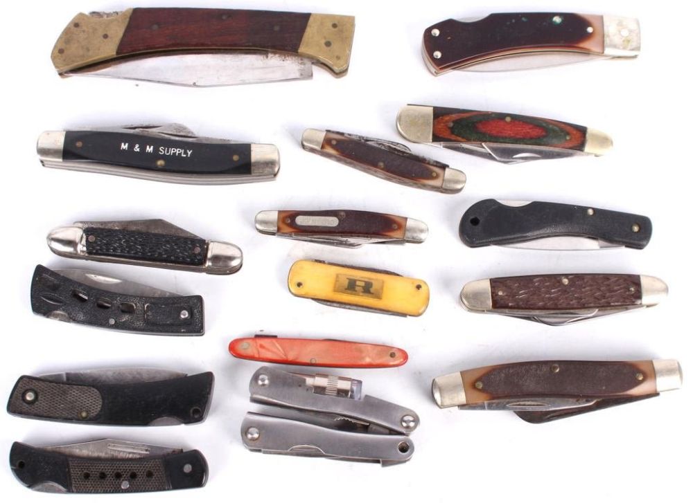 Lot 124268: ASSORTED VINTAGE POCKET KNIVES - LOT OF 16