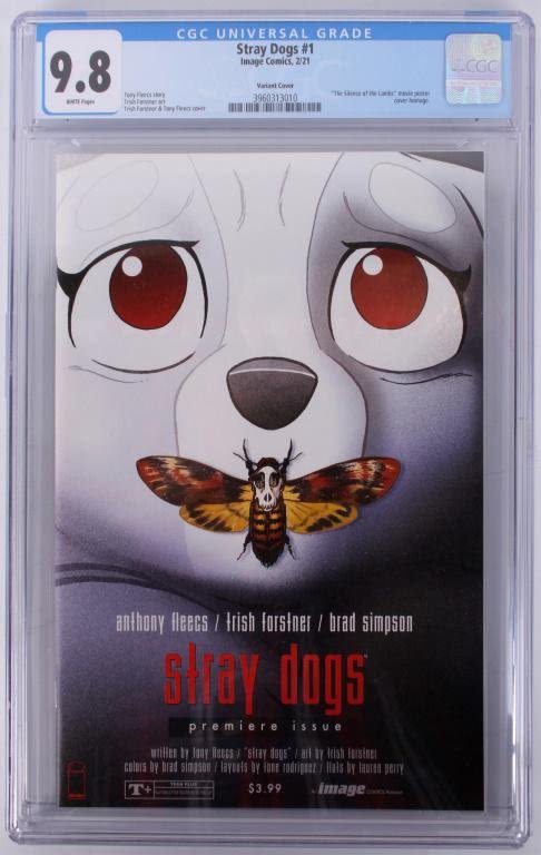 Lot 125248: STRAY DOGS #1 CGC 9.8 SILENCE OF THE LAMBS VARIANT
