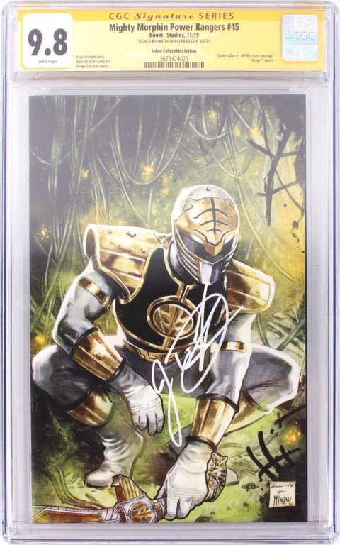 Lot 125250: MIGHTY MORPHIN POWER RANGERS #45 SIGNED 9.8